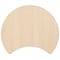 Flash Furniture Crescent 25.125" W, 35.5" L, 23.5" H, Laminate, Brown YU-YCY-093-0032-CIR-TBL-NAT-GG - alternate 2